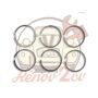 Jeu de segments moteur visa lna 652cc 1.75/2/4 diametre 77 mm