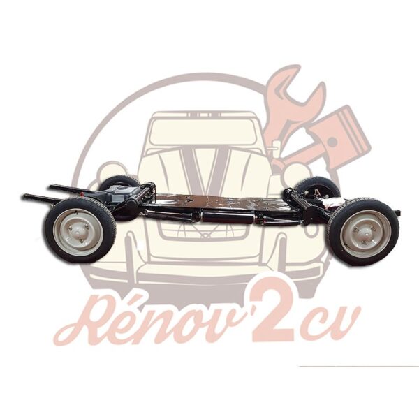 Kit Châssis sur roues Cataphorèse après 1970 pour 2cv Méhari Dyane – Image 3