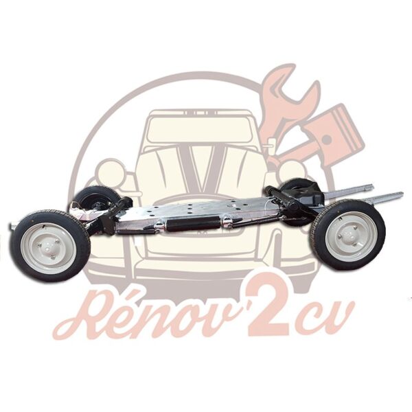 Kit Chassis sur roues Galvanisé après 1970 pour 2cv Méhari Dyane – Image 3