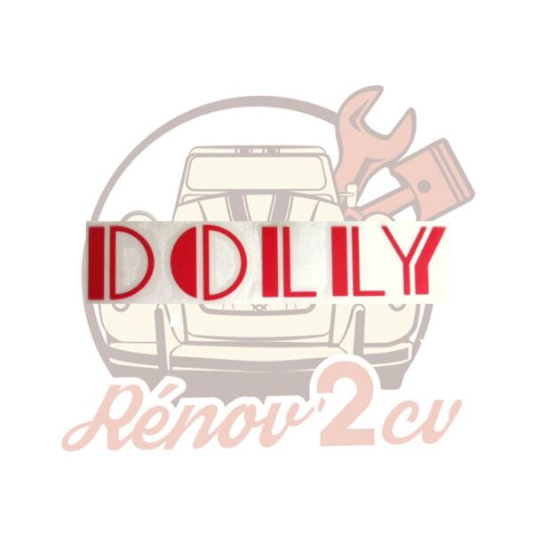 Adhesif dolly rouge vallelunga