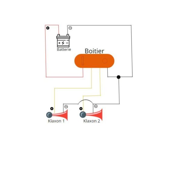 Boitier 8 Mélodies pour avertisseur 12 volts – Image 3