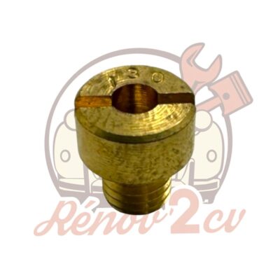 Gicleur d’essence 130 grand modèle pour carburateur 2cv Méhari Dyane Acadiane