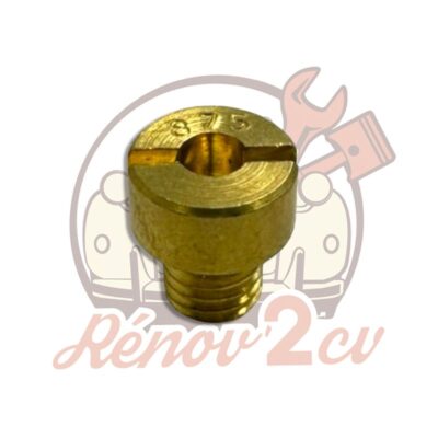 Gicleur d’essence 87.5 grand modèle pour carburateur 2cv Méhari Dyane Acadiane
