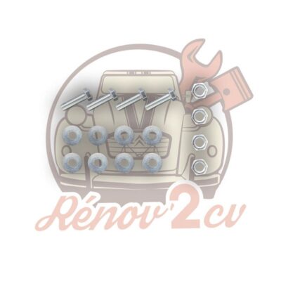 Kit visserie pour fixation de l’armature inférieure calandre Méhari