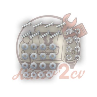 Kit visserie pour fixation de l’armature supérieure calandre Méhari