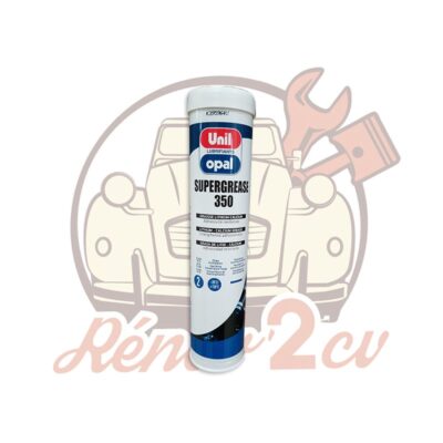 Supergrease 350 – Cartouche pour pompe à graisse pour axe de pivots 2cv Méhari Dyane Acadiane