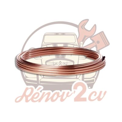 Tuyau d’alimentation essence en cuivre diamètre 6,35 Longueur 3m pour 2cv
